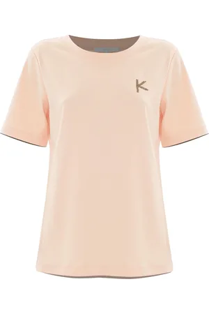 Kocca Koszulki, Kobieta, Pomarańczowy, M, Bawełna, Stylowe T-shirty
