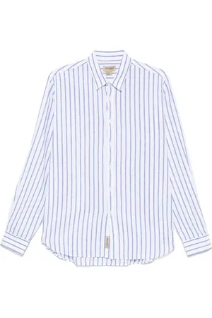 Woolrich Koszule, Mężczyzna, Biały, S, Koszula z guzikami z długim rękawem