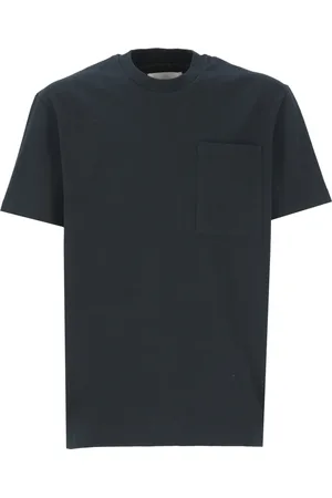 Jil Sander Koszulki, Mężczyzna, Niebieski, M, Bawełna, Bawełniany T-shirt z kieszenią na piersi