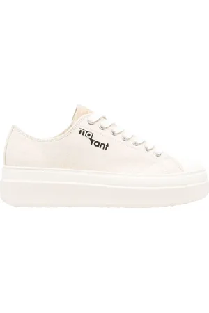 Isabel Marant Buty, Kobieta, Beżowy, 40 EU, Skóra, Sneakersy Austen