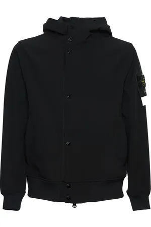 Stone Island Kurtki, Mężczyzna, Czarny, S, Lekka kurtka softshellowa