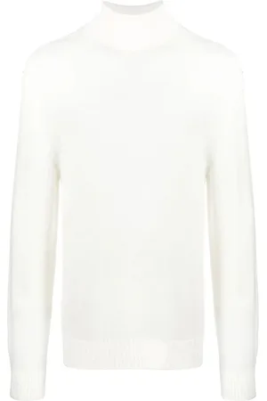 Jil Sander Swetry, Mężczyzna, Beżowy, S, Wełna, Elegancki beżowy sweter wełniany