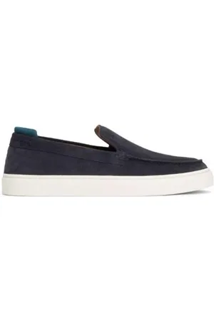 Tommy Hilfiger Buty, Mężczyzna, Niebieski, 46 EU, Zamsz, Casual Suede Loafer