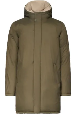 Jott Płaszcze, Mężczyzna, Zielony, XL, Helsinki Anorak Parka