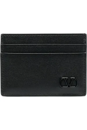 VALENTINO GARAVANI Akcesoria, Mężczyzna, Czarny, ONE SIZE, Skóra, Portfele na Karty