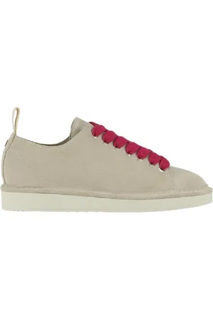 Panchic Buty, Kobieta, Beżowy, 38 EU, Zamsz, Beżowe Sznurowane Sneakersy