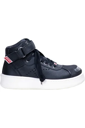 Kenzo Buty, Mężczyzna, Czarny, 42 EU, Skóra, Buty Hoops High Top Sneakers