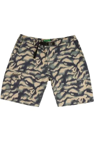 Garment Workshop Szorty, Mężczyzna, Wielobarwność, M, Camouflage Cargo Shorts