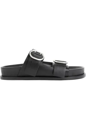 Jil Sander Buty, Mężczyzna, Czarny, 41 EU, Skóra, Skórzane sandały