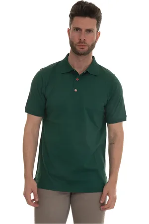 Kiton Koszulki, Mężczyzna, Zielony, L, Bawełna, Koszulka Polo z Krótkim Rękawem
