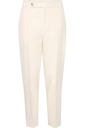 INWEAR Spodnie, Kobieta, Beżowy, 2XS, Spodnie Cygaretki Vanilla