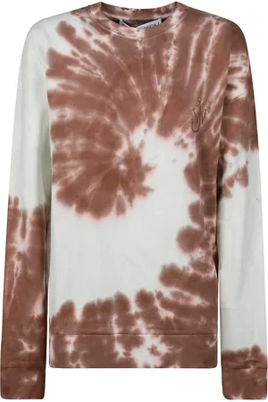 J.W.Anderson Bluzy, Kobieta, brązowy, S, Bawełna, Bluza Cat Tie Dye