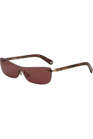 Jacquemus Akcesoria, Mężczyzna, brązowy, ONE SIZE, Stylowe okulary przeciwsłoneczne z ochroną UV