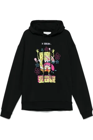 Iceberg Bluzy, Mężczyzna, Czarny, S, Bawełna, Czarna Bluza z Kapturem z Haftowanym Logo