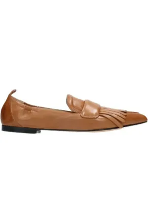 Pomme D´Or Buty, Kobieta, brązowy, 37 EU, Skórzany Mokasyn z Frędzlami
