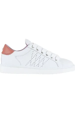 Panchic Buty, Kobieta, Biały, 36 EU, Skóra, Sznurowane Sneakersy Coral Spoiler