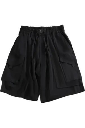 Y-3 Szorty, Mężczyzna, Czarny, S, Skóra, Casual Sneakers