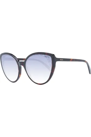 Emilio Pucci Akcesoria, Kobieta, brązowy, ONE SIZE, Brązowe Okulary Przeciwsłoneczne Dla Kobiet Styl Cat Eye