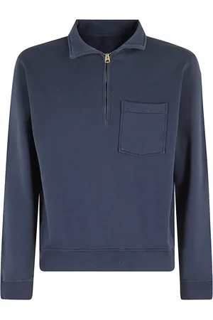 FORTELA Koszulki, Mężczyzna, Niebieski, M, Bluza z pół-zipem