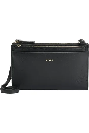 HUGO BOSS Torebki, Kobieta, Czarny, ONE SIZE, Skóra, Mini skórzana torebka z odpinaną saszetką