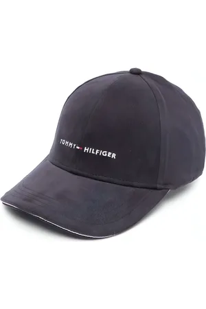 Tommy Hilfiger Akcesoria, Mężczyzna, Niebieski, ONE SIZE, Bawełna, Czapka Corporate