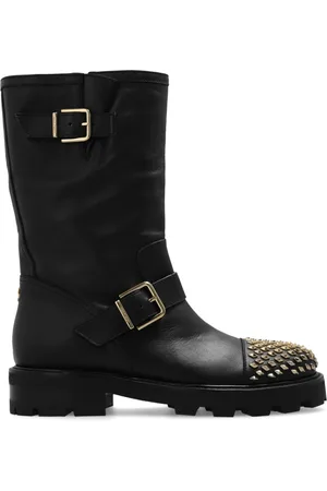 Jimmy Choo Buty, Kobieta, Czarny, 36 EU, Skóra, Botki Biker II