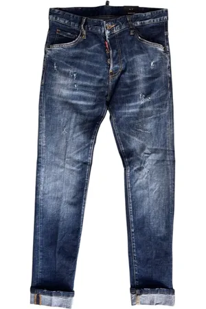 Dsquared2 Jeansy, Mężczyzna, Niebieski, L, Męskie Skinny Jeansy