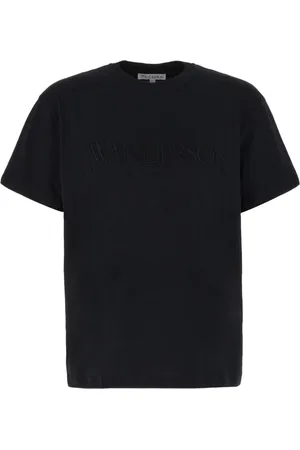 J.W.Anderson Koszulki, Mężczyzna, Czarny, S, Bawełna, Klasyczna koszulka T-Shirt
