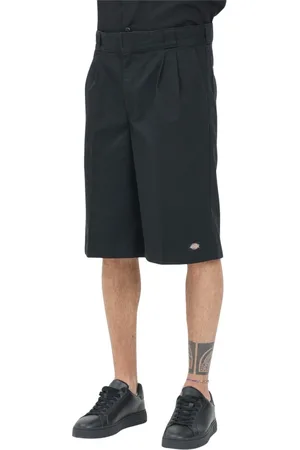 Dickies Szorty, Mężczyzna, Czarny, W32, Czarne spodnie robocze styl Unionville