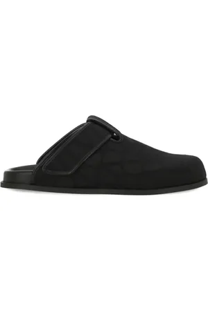 VALENTINO GARAVANI Buty, Mężczyzna, Czarny, 39 EU, Skóra, Stylowe klapki dla codziennego komfortu