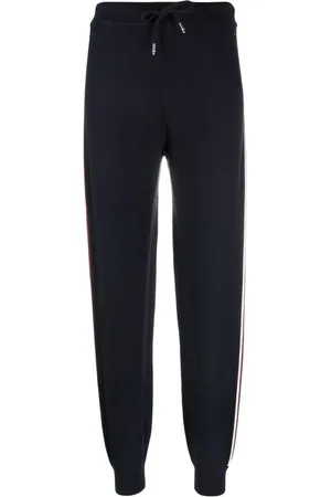 Tommy Hilfiger Spodnie, Kobieta, Niebieski, L, Bawełna, Regularne spodnie dresowe global jogger