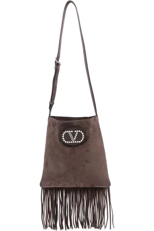 VALENTINO GARAVANI Torebki, Mężczyzna, brązowy, ONE SIZE, Skóra, Torebka na ramię Nellcòte