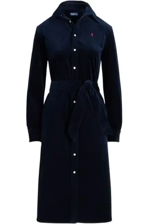Ralph Lauren Sukienki, Kobieta, Niebieski, 2XS, Elegancka Sukienka dla Kobiet