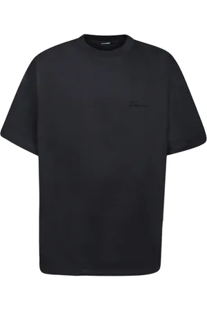 Jacquemus Koszulki, Mężczyzna, Niebieski, M, Niebieski T-shirt z krótkimi rękawami