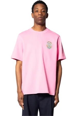 Casablanca Koszulki, Mężczyzna, Różowy, S, Skate Printed T-shirt w różowym kolorze