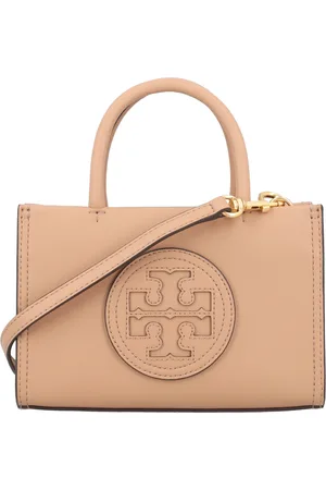 Tory Burch Torebki, Kobieta, Beżowy, ONE SIZE, Skóra, Ella Bio Mini Tote Handbag