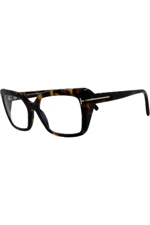 Tom Ford Akcesoria, Kobieta, brązowy, ONE SIZE, Kwadratowe okulary przeciwsłoneczne motylkowe