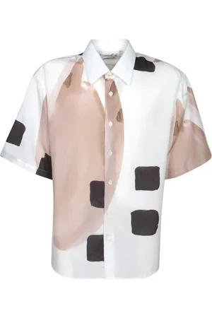 COSTUMEIN Koszule, Mężczyzna, Wielobarwność, L, Wielokolorowy T-shirt Polo z lnu