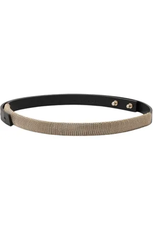 Orciani Akcesoria, Kobieta, brązowy, 75 CM, Pasek Nappa Chain