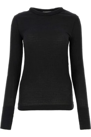 Jil Sander Swetry, Kobieta, Czarny, M, Dzianina z okrągłym dekoltem