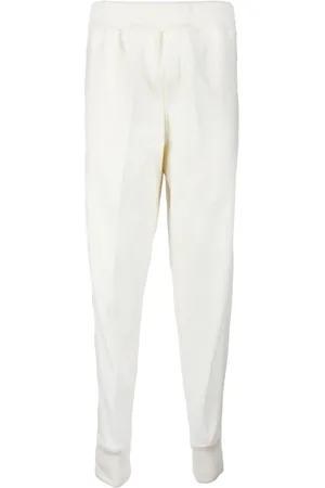 Jil Sander Spodnie, Mężczyzna, Biały, L, Spodnie wełniane