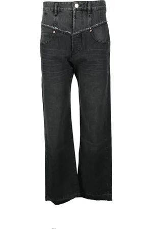 Isabel Marant Jeansy, Kobieta, Szary, S, Jeansy z bawełny