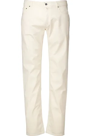 Hand Picked Jeansy, Mężczyzna, Beżowy, W34, Ravello Ecru Jeansy