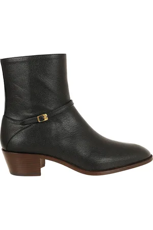 VALENTINO GARAVANI Buty, Mężczyzna, Czarny, 43 1/2 EU, Skóra, Czarne Botki
