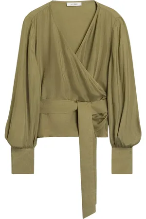 Ivy & Oak Bluzki, Kobieta, Zielony, XS, Organza, Eloise MAY Blouse