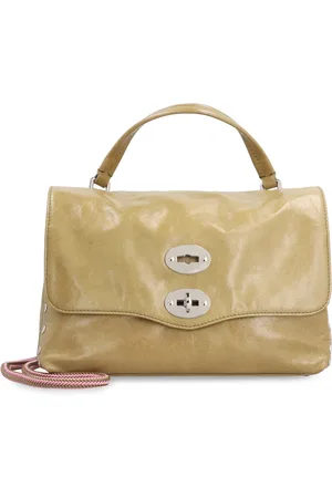 Zanellato Torebki, Kobieta, Zielony, ONE SIZE, Skóra, Delba Shoulder Bag