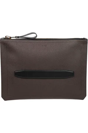 Tom Ford Torebki, Mężczyzna, brązowy, ONE SIZE, Skóra, Torebka Handle Pochette