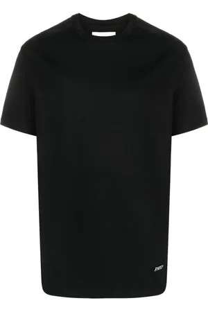 Jil Sander Koszulki, Mężczyzna, Czarny, S, Bawełna, Koszulka z logo