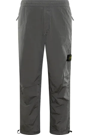 Stone Island Spodnie, Mężczyzna, Szary, W29, Bawełna, Stylowe spodnie o prostym kroju