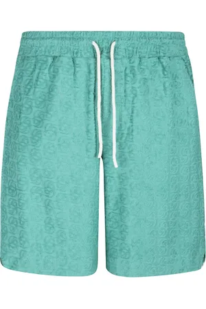 Drôle de Monsieur Szorty, Mężczyzna, Zielony, L, Monogram Short Stylowa Moda Ubrania